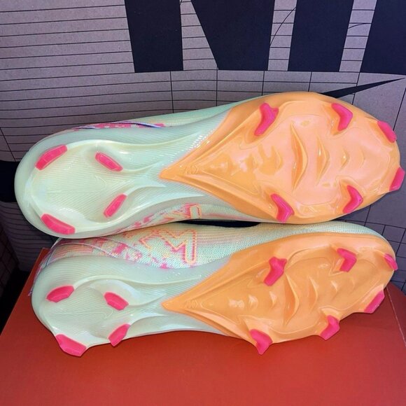 NEW Nike Zoom Vapor 16 Pro KM FG Kylian Mbappe Yellow Soccer FQ8689-800 Size 8.5 - Picture 5 of 6
